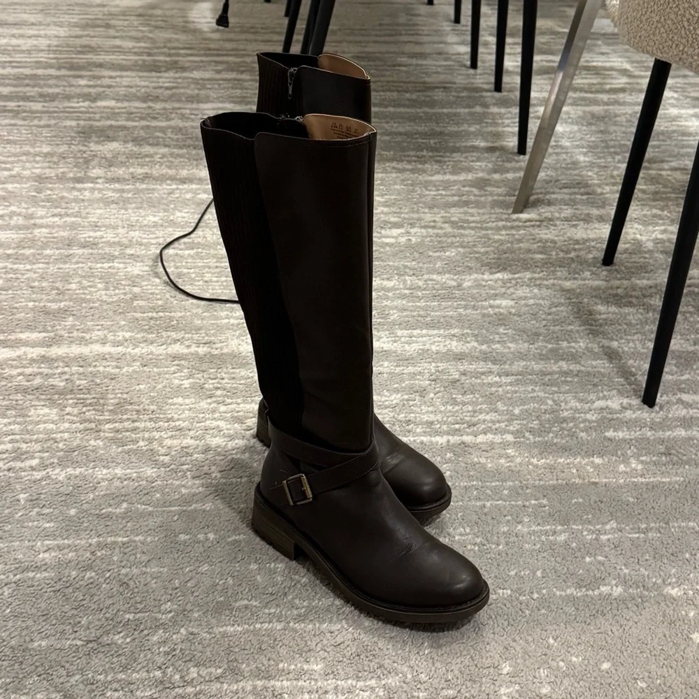Life Stride Karter Dark Brown Over the Knee Boots